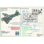 7 Signed 25th Anni of the RAF Escaping Society 25th April 1945-70 Flown FDC. Signed by WJ Brazil,