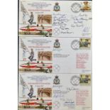 Collection of 3 Signed Graduation of No155 Entry Aircraft Apprentices JS(AC)84 FDC's. Signatures