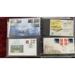 WW2 RAF Collection of 52 Unsigned FDC's Fantastic Stamps and Postmarks within this lot. Some