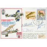 WW2 Five Polish Aces signed 1971 RAF cover. Signed by Col Stanislaw Skalski DSO DFC, Col Witold