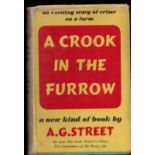 A. G. Street A Crook In The Furrow 1st Edition 1940 Book. We combine shipping on all lots. Single