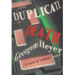 Georgette Heyer Duplicate Death Fine with complete Dust Jacket, Wrapper Hardback Reprint 1952