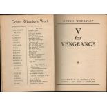 Dennis Wheatley V For Vengeance 1st Edition (c. ) 1940s Book. We combine shipping on all lots.