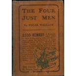 Edgar Wallace The Four Just Men (The Tallis Press) 1st Edition 1905 Lacks front free end paper and