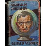 Gerald Verner The Nightmare Murders with complete Dust Jacket, Wrapper Hardback 1st Ed. (c. )1930s