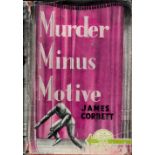 James Corbett Murder Minus Motive with complete Dust Jacket, Wrapper Hardback 1st Edition (c. )