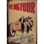 Edgar Wallace The Big Four with complete Dust Jacket, Wrapper Hardback The Readers Library Circa