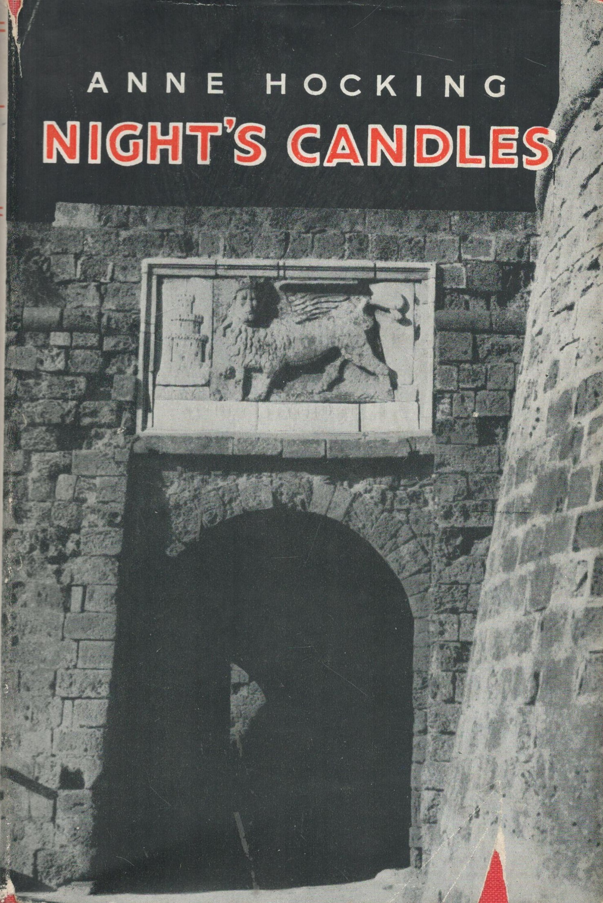 Anne Hocking Night's Candles Fine with complete Dust Jacket, Wrapper Hardback Reprint 1949 Book.