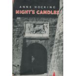 Anne Hocking Night's Candles Fine with complete Dust Jacket, Wrapper Hardback Reprint 1949 Book.