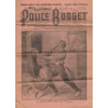 The Illustrated Police Budget. Saturday December 21sy 1895. "The Leading Illustrated Police