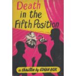 Edgar Box Death in the Fifth Position with complete Dust Jacket, Wrapper Hardback 1st Edition 1954