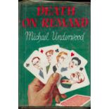 Michael Underwood Death On Remand with complete Dust Jacket, Wrapper Hardback 1st Ed. 1956 Lacks