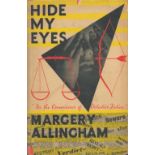 Margery Allingham. Hide My Eyes. With complete Dust Jacket, Wrapper Hardback 1st Edition1958 Book.