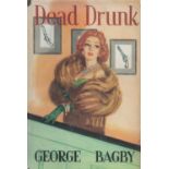 George Bagby. Dead Drunk. With complete Dust Jacket, Wrapper Hardback 1st Edition 1954 Book. We