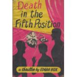 Edgar Box Death in the Fifth Position with complete Dust Jacket, Wrapper Hardback 1st Edition 1954