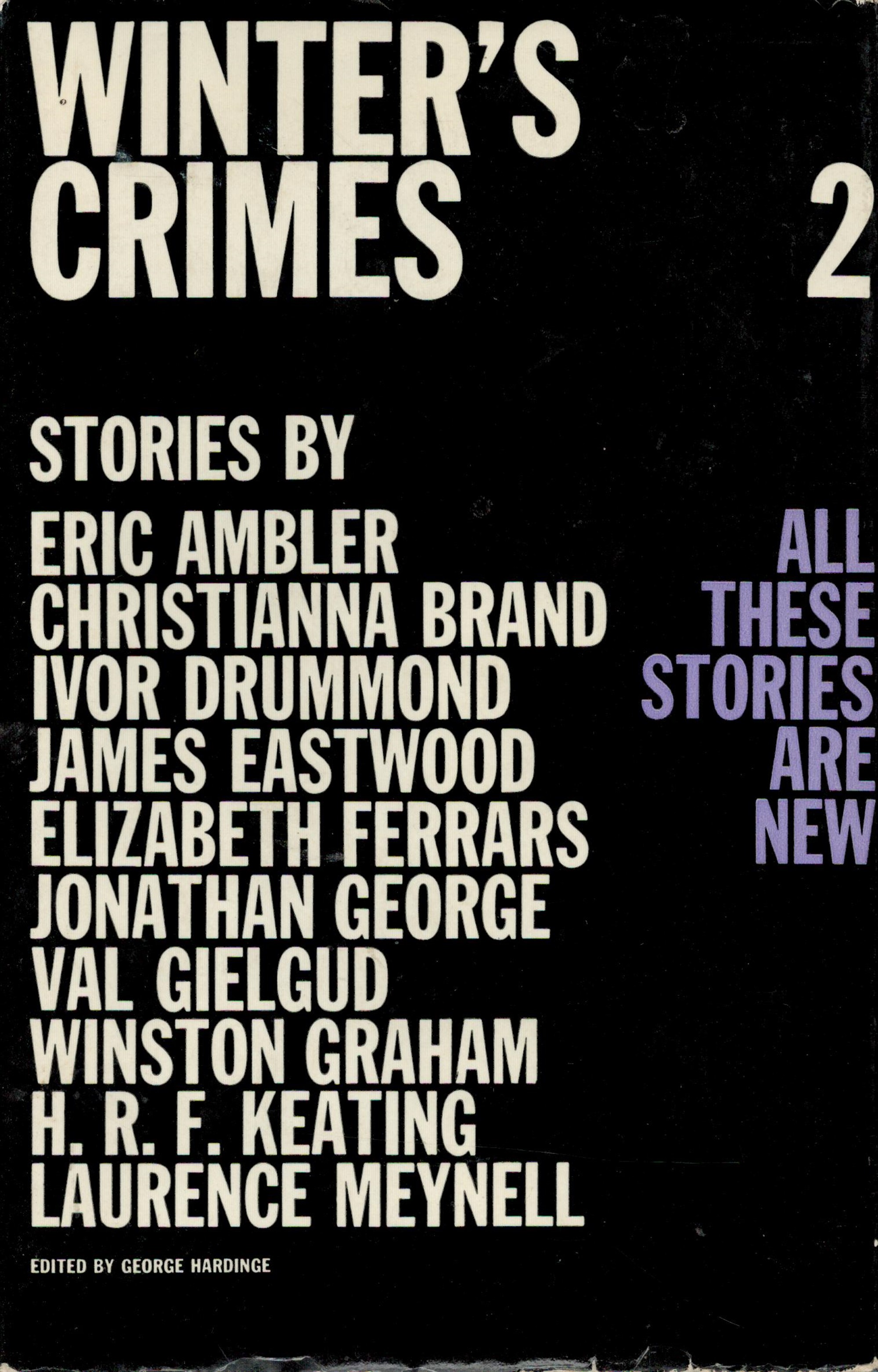 Writer's Crimes 2. with complete Dust Jacket, Wrapper Hardback 1st Edition 1970 Book. We combine