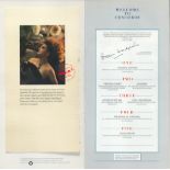 Concorde Pilot Captain Brian Walpole Printed Signature in June Inflight Entertainment Guide for