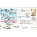 RAF Grp Cpt G Bunn MBE and Wg Cdr JD Bullen Signed 150th anniversary of Thomas Hardy FDC. 8 of 45