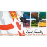 David Trimble Signed Northern Ireland Scott First Day Cover. 160 of 250 Covers Issued. 6 Northern