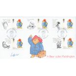 Michael Bond author signed 2006 Internetstamps Paddington Bear official FDC. Good condition. All