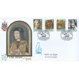 HRH The Duke of Gloucester Signed The House of York Internet Stamps First Day Cover. Richard III