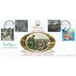 Rt Hon Lord Owen CH Signed Worldwide Peace Keeping Benhams Silk Cachet First Day Cover. 3124 of 5000