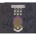 Music, Kaiser Chiefs signed CD sleeve complete with disc for their single- I Predict A Riot. With