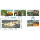 Duke of Marlborough Signed Internet Stamps, World Heritage Site First Day Cover. 40 of 150 Covers