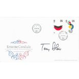 Tony Blair MP Signed Entente Cordiale- Century of Anglo-French Co-Operation Royal Mail First Day