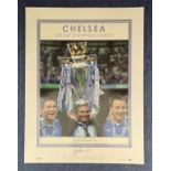 Jose Mourinho Chelsea signed 14 x 18 limited edition big blue tube photo. Photo shows Chelsea League