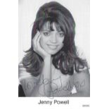 Actor, Jenny Powell signed 6x4 black and white photograph. Powell (born 8 April 1968) is an