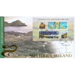 Baron Prior Signed Internet Stamps, Celebrating Northern Ireland First Day Cover. 276 of 300