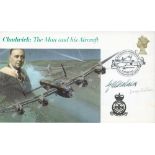 Dambuster World War II Fl Lt George Chalmers signed Chadwick The Man and his Aircraft FDC PM First