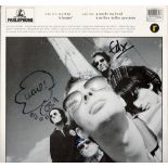 Radiohead signed 33rpm cover of Creep vinyl. Signed on back cover. Record included. Good