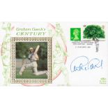 Graham Gooch signed Graham Gooch's century of centuries FDC. 23 1 1983 Chelmsford postmark. Good