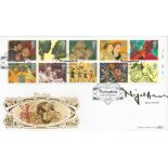 Nigel Havers Signed The Kiss Benhams Silk Cachet First Day Cover. 9 of 500 Covers Issued. Border