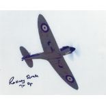 WWII Veteran, Rodney Scrase signed 10x8 colour Spitfire photograph. Flt. Lt. Rodney Scrase was