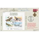 WW2 Air Cmdre Pete Brothers Multi Signed 75th Anniv of the Formation of 32 Squadron FDC. Also signed