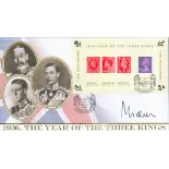 HRH Prince Michael of Kent Signed Internet Stamps, 1936 The Year of the Three Kings First Day Cover.