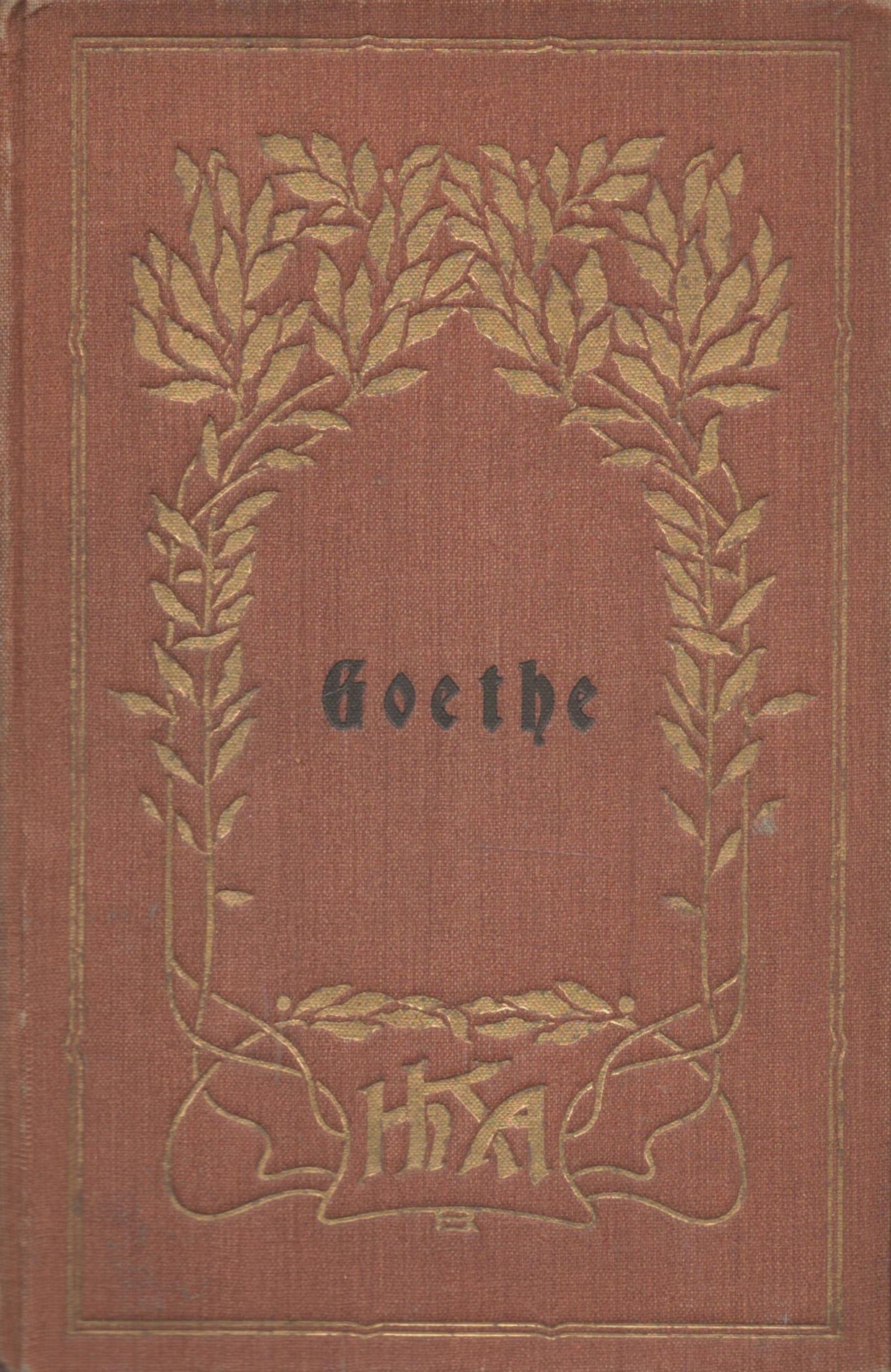 Goethe's Gedichte by Dritter Theil date and edition unknown Hardback Book published by Ferd Dummlers