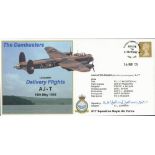 Dambuster World War II Sq Ldr George Johnny Johnson signed The Dambusters Lancaster Delivery Flights