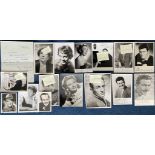 Fantastic Music and Entertainment Collection of 15 Signed Letters and Black and White Photos.