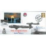 WW2 617 Squadron Sqn Ldr Les Munro Signed Dambusters and Barnes Wallis Flown FDC. 2 of 27