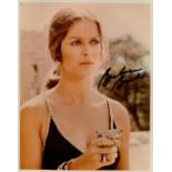 Barbara Bach signed 10x8 colour photo. American actress and model, best known for her role as the