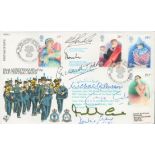 Film Stars multiple signed Theatre FDC, signed by Michael Caine, Dulcie Gray, George Cole, Michael