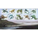 John Hurt signed 2013 Internetstamps official Dinosaurs FDC. Good condition. All autographs come