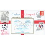 Steven Gerrard signed 2005 Chelsea Liverpool European Semi Final Internetstamps football cover. Good