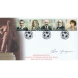 Alex Ferguson signed 2009 Famous People official Internetstamps FDC. Good condition. All