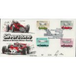 Stirling Moss signed 1982 Motor Cars Silverstone Grand Prix official FDC. Good condition. All