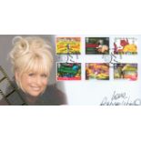 Barbara Windsor signed Internetstamps official 2008 Classic TV FDC. Good condition. All autographs